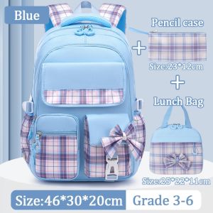 2026 3 in 1 Cute School Bag for Kids Girl Boys Waterproof Large Capacity Backpack For Kids Grade 3-6