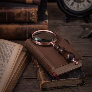 Retro High Quality High Magnification Handheld with Wooden Handle Jewelry Loupe Eye Loupe Glass Magnifier Reading Magnifier2026