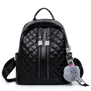 Tas Ransel Mini Wanita Backpack Kulit Fashion Cewek Bag Kuliah Kerja Jalan Praktis BISA COD T246
