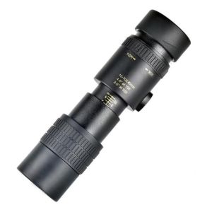 4K 10-300X40MM Monocular Telescope Zoom Monocular Pocket Telescope for Smartphone Take Picture