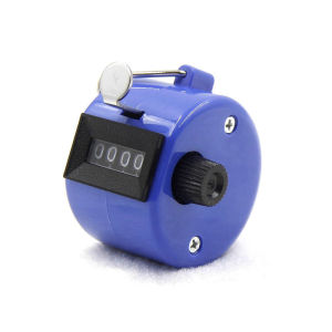 Hand Held Tally Counter 4 Digit Number Tasbih Zikir Analog Mechanical Manual Counting Timer Finger Clicker Golf Counter Palm Digital 計數器