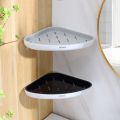 ECOCO Bathroom Accessories Bathroom Shelf Corner Bathroom Organizer Shelf Shampoo Cosmetic Storage Rack Wall Mounted Kitchen Household Items. 