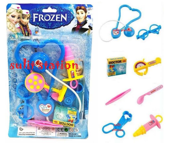FROZEN ELSA ANNA MED DOCTOR MEDICINE PRETEND PLAY