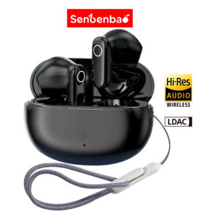 Senbenbao S55 Newest Light Earbuds HiFi Level Stereo Sound iPX5 Waterproof Build-in Mic Noise Cancelling for iPhone and Andriod Touch Control Earphones