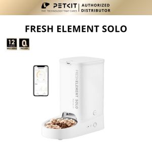 Máy Cho Chó Mèo Ăn Tự Động Có CAMERA Petkit Fresh Element Solo YumShare màu Trắng