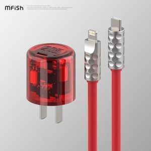Mfish Power Mushroom II Charger 65W GaN Fast Charger Head Android Multi Port Cell Phone Laptop Universal