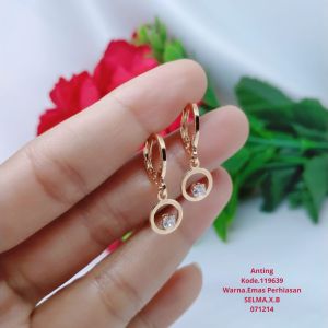 Anting Jurai Dewasa Perhiasan Aksesoris Lapis Emas 24 Karat G13-1C