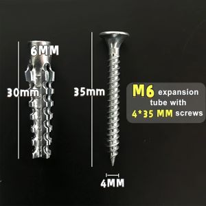 Metal Expansion Screws / Concrete Drywall Metal Wall Plug Self-Tapping Fixing Screws M6/M8/100 Set ﻿