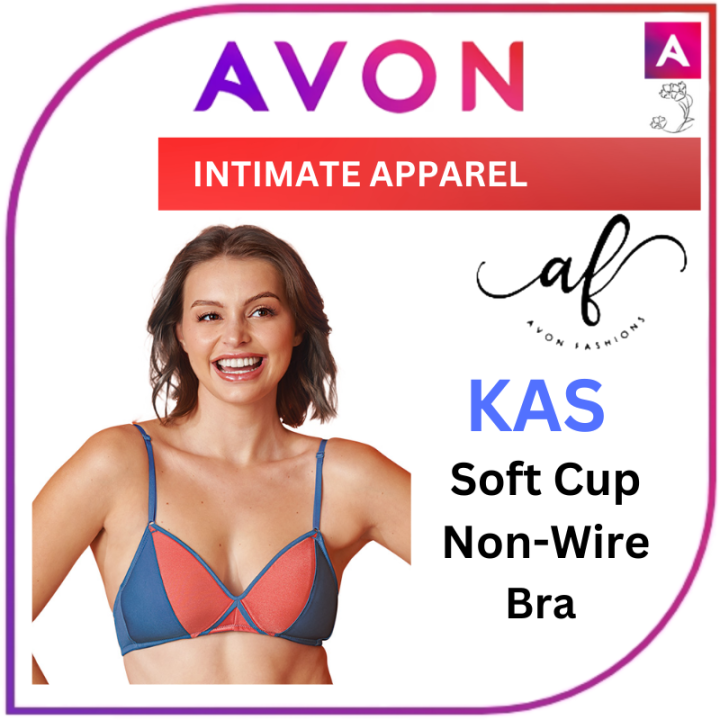 AVON KAS Everyday Comfort Soft Cup Non Wire Bra ( SIZES 32A, 32B )- Avon  Philippines 2 Best Seller Cash on Delivery Original Legit Sale Lowest Price