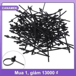 【CANAMEK】 Có thể tháo rời ren M6 M8 M10 lỗ Nylon nhựa xe Motocycle Cáp Tie xe khai thác người lưu giữ Clip đẩy núi tự động ốc vít