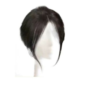 YIMO97 Tự nhiên Tóc mái giả Tổng hợp Kẹp vào Tóc mái hàng đầu Che Tóc Trắng Vô Hình Tóc mái Phụ nữ