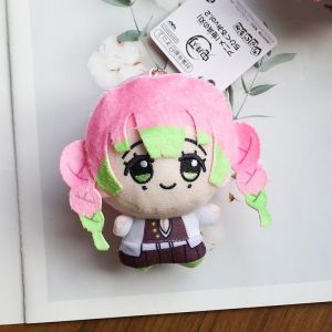 New 10cm Anime Demon Slayer Tomioka Giyu Kamado Tanjirou Kamado Nezuko Agatsuma Zenitsu Shinazugawa Genya Plush Doll Kids Toy Gift