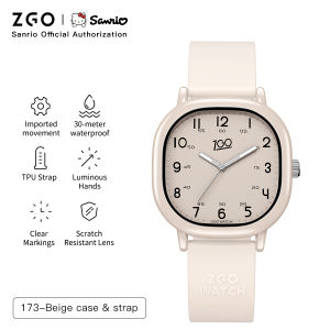 ZGO Watch For Kids Boy Girl Waterproof Luminous Comfortable Wear School Student Exam Casual Gift Idea 173