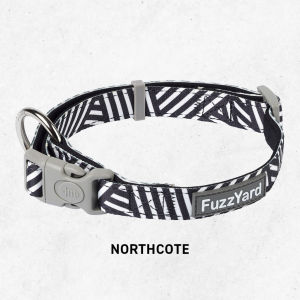 FuzzYard Dog Snug & Comfortable Collar Collection #3 - Available in Various Trendy Designs & 3 Sizes