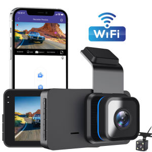 🔥WiFi Dashcam Full HD 1296P DVR G-sensor Dash Cam Night Camera GPS Logger 24H Parking Monitor Registrar Lane Departure Warning🔥Fast Delivery