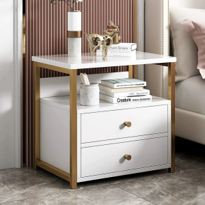 Namiki 2-layer Bedroom Bedside Table Side Table Storage Shelf Storage Cabinet床头柜