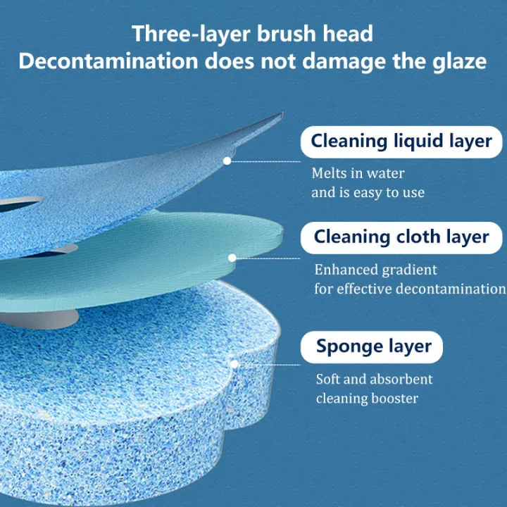 INXX Disposable Toilet Brush Bathroom Floor Cleaning System Anti ...