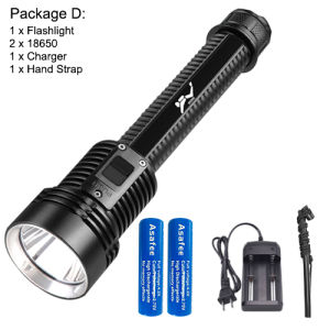Asafee D313 Super Powerful T40 LED Diving Flashlight 1500LM Underwater Light IPX8 Waterproof Torch 3 modes Dive Flashlight Outdoor Lantern