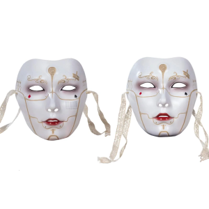 Cơ khí người đàn ông mặt nạ hoá trang Mặt nạ hóa trang Mặt nạ che cả mặt trang phục Halloween Phụ kiện cho phụ nữ người đàn ông Masquerade