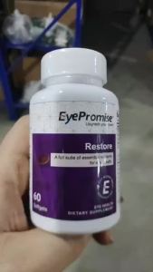 EyePromise Restore Eye Health Supplement - 60 Softgels 30-Day Supply -  3 Supplement with Zeaxanthin Lutein Fis