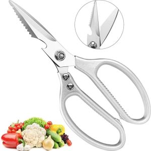 Japan kitchen scissors for heavy duty scissors multifunctional scissors stainless steel scissor gunting knife chicken bone scissor chicken bone tools fish scale remover peeler for vegetable bone cutting scissors big sharp scissors for food