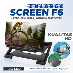 Pembesar layar Handphone 10 inchi enlarge screan Smartphone 3D F6 HD