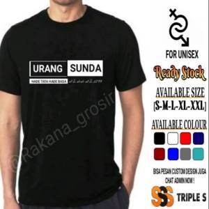 NEW FASHION - KAOS DISTRO URANG SUNDA  untuk pria dan wanita