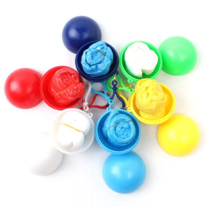 1/10pcs Disposable Raincoat Ball Mini Portable Emergency Rain Ponchos Outdoor Activities Emergency Raincoat Waterproof Rainwear Cape Keyring Ball Thicken Travel Colorful Rain Coat