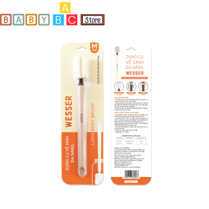 Wesser Cây Rửa Bình Sữa Cây Rửa Bình Đa Năng BPA Free Đầu Mềm Không Trầy Xước 2 Đầu Đa Năng Phù Hợp Bình Cổ Hẹp