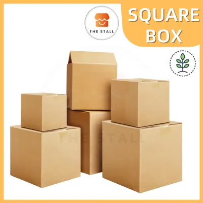 Single Layer Square Carton Box 5 size | Moving Box | Gift Box | Cardboard Box | Packaging box
