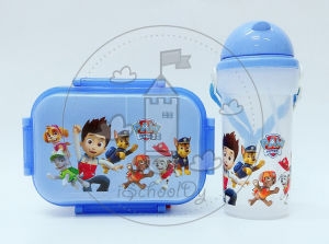 iSchoolDy Cartoon PAW Lunch Box Water Bottle 600ML Set