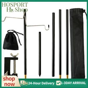 【HPS】 ตั้งแคมป์โคมไฟยืนโคมไฟพับยืนตะขอกับตารางหนีบแสงH Olderสำหรับตั้งแคมป์กลางแจ้งเดินป่าแบกเป้