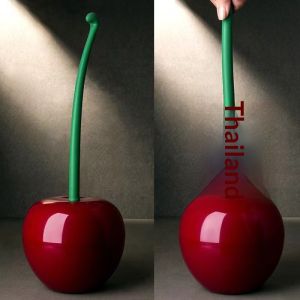 JJT No-Hand Touch Toilet Brush with Long Handle Soft Bristles for Deep Cleaning - Wall-Mounted Design for Home and Hotel Use