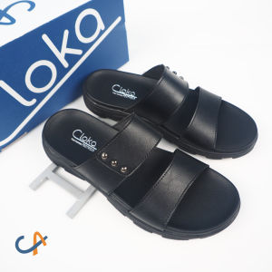 Cloka - Balloch - Sandal Pria Slide | Sendal Simple Kasual | Sandal Distro Cowok