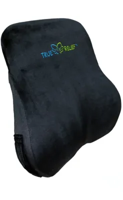 True Relief Ortho-Back & Lumbar Support Cushion (Relax Black) NEW Colour! Now $48 UP $60.90 each