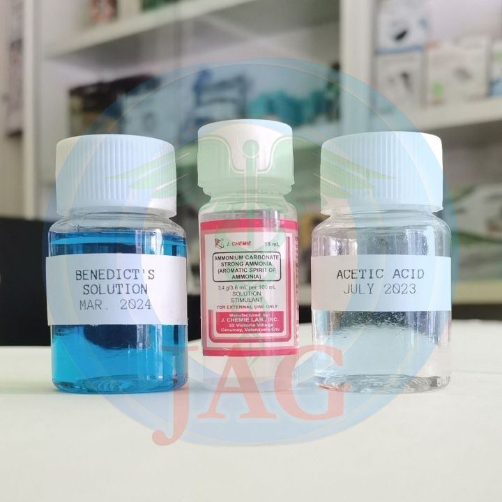 SOLUTIONS Acetic Acid, Ammonia, Benedict, Zephiran, NSS Lazada PH