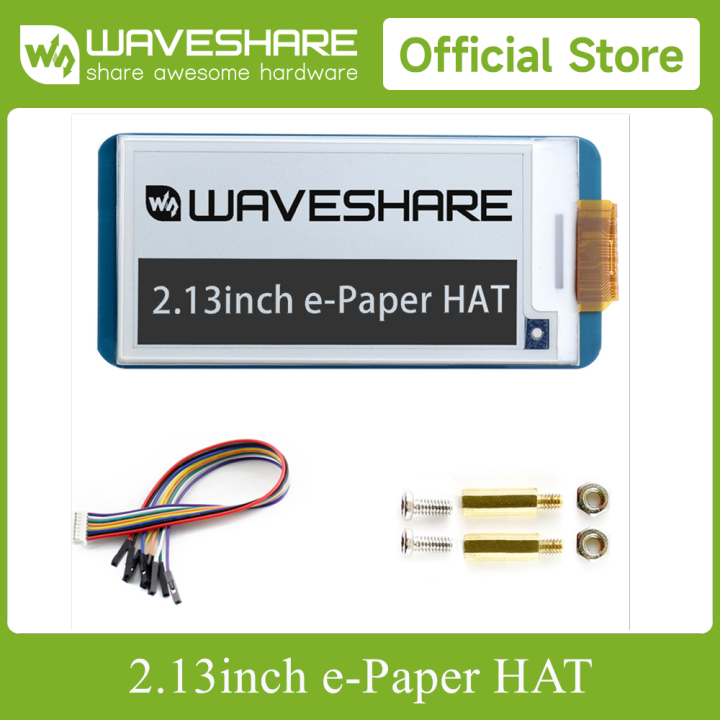 Waveshare v4 2 13inch e ink display hat for raspberry pi 250x122 spi
