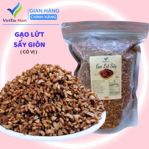 500g Gạo Lứt Sấy Giòn Tẩm Gia Vị-Viettin Mart