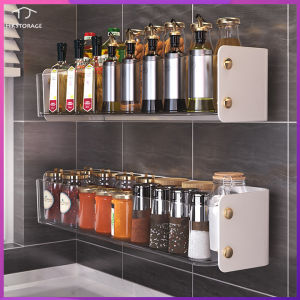 HKStorage Giá Nhà Bếp Dụng Cụ Gia Vị Gia Đình Gắn Tường Không Cần Đục Lỗ Giá Treo Đũa Giá Để Đồ Đa Năng