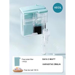 LEPET Filter Gantung PJ16S/PJ16L Hanging Filter Aquarium 3 Watt/6Watt Aquascape