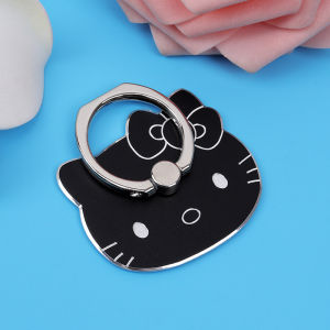 Hello Kitty Phone Holder Griptok Phone Metal Folding Finger Support for Applicable To All Mobile Sanrioed Stand Socket Girl Gift
