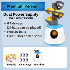 Table Tennis Launcher Ping Pong Ball Machine Table Tennis Robot Automatic Ball Launcher Machine for Athletes Beginners