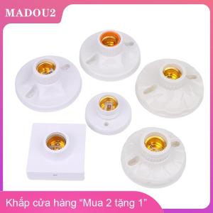 [COD] MADOU2 Sáng tạo và thiết thực E27 giữ đèn chịu nhiệt độ cao giữ Bóng Đèn Gốm bóng đèn Ổ cắm đèn cơ sở