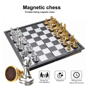 Folding Magnetic Travel Chess Set For Kids Or Adults Chess Board Game