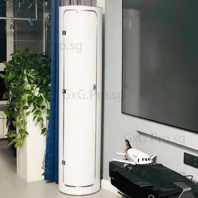 Shoe Cabinet Inligent Sterilization And ion 360 Degree Rotating Cabinet 2025 New Round Cylindrical Household Door Shoe Storage Cabinet