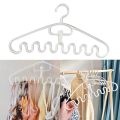 10Pcs Non-slip Hanger Plastic Closet Organizer Storage Hanger Multi-port Support Hangers Multi-functional Wave Hanger Room Organizer Hangers. 