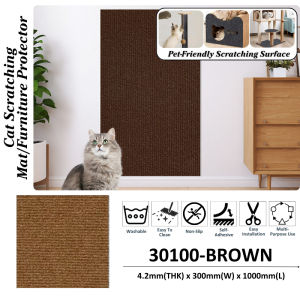 Pet Cat Scratching Mat Self-Adhesive Carpet Crawling Mat Sofa Protection Cats Scratch Board Large Trimmable