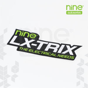 Stiker Nine Merchandise Glossy - LX-TRIX VelociLight