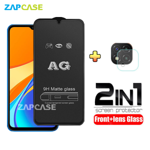 PAKET 2in1 Tempered Glass Anti Glare Xiaomi Redmi 9C Free Tempered Glass Camera Lens
