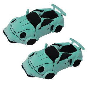 WENQUE Creative Sports Car Plush Slippers Fun Vehicle Shape Couple Stuffed Shoes Cozy Warm Racing House Shoes for Women and Men